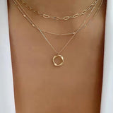 CrystalCharm Layered Pendant