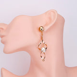 Round Drop Earring