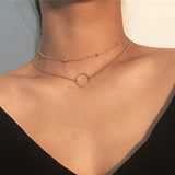CrystalCharm Layered Pendant