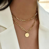 CrystalCharm Layered Pendant