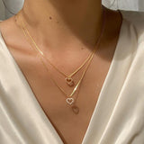 CrystalCharm Layered Pendant