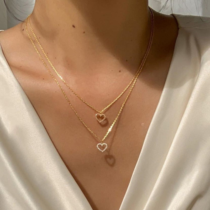 CrystalCharm Layered Pendant