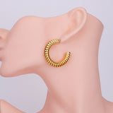 Round Drop Earring