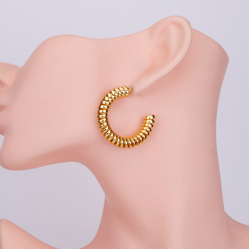 Round Drop Earring