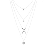 CrystalCharm Layered Pendant