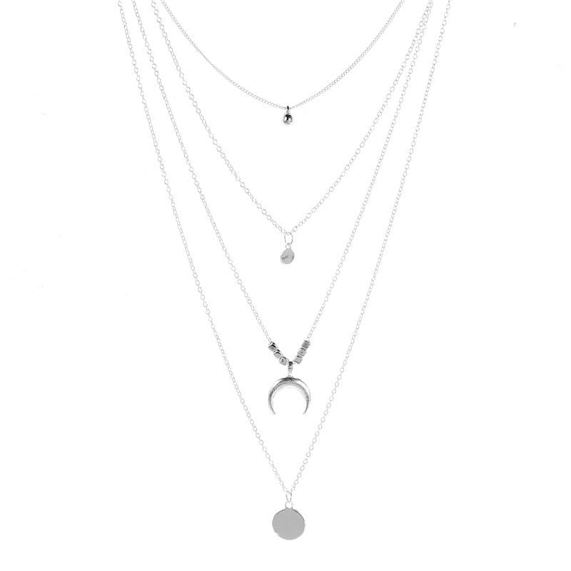 CrystalCharm Layered Pendant